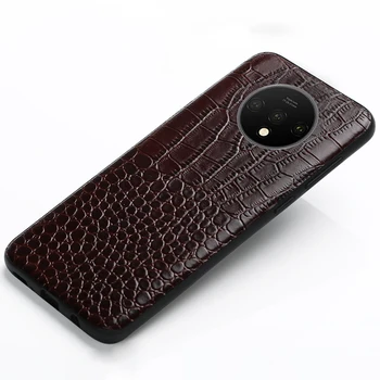 

luxury Genuine Leather Case For Oneplus 7T 7TPro 6 6T shockproof 360 protective back cover for oneplus 7t pro accessories cases