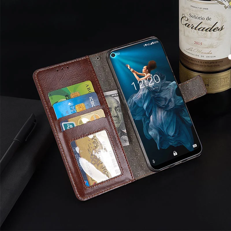 Arrvial кожаный магнитный флип-полиуретановый кошелек для Oukitel C17 Pro C17Pro чехол 6,35 дюймов фоторамка со слотом для карты памяти Чехол-подставка