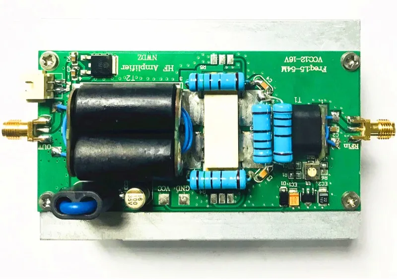 100w para a transmissão de ondas curtas