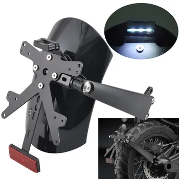 

Modified Mudguard Motorcycle Rear Fender Bracket With LED License Plate For BMW R NINE T 2014-2020 Models