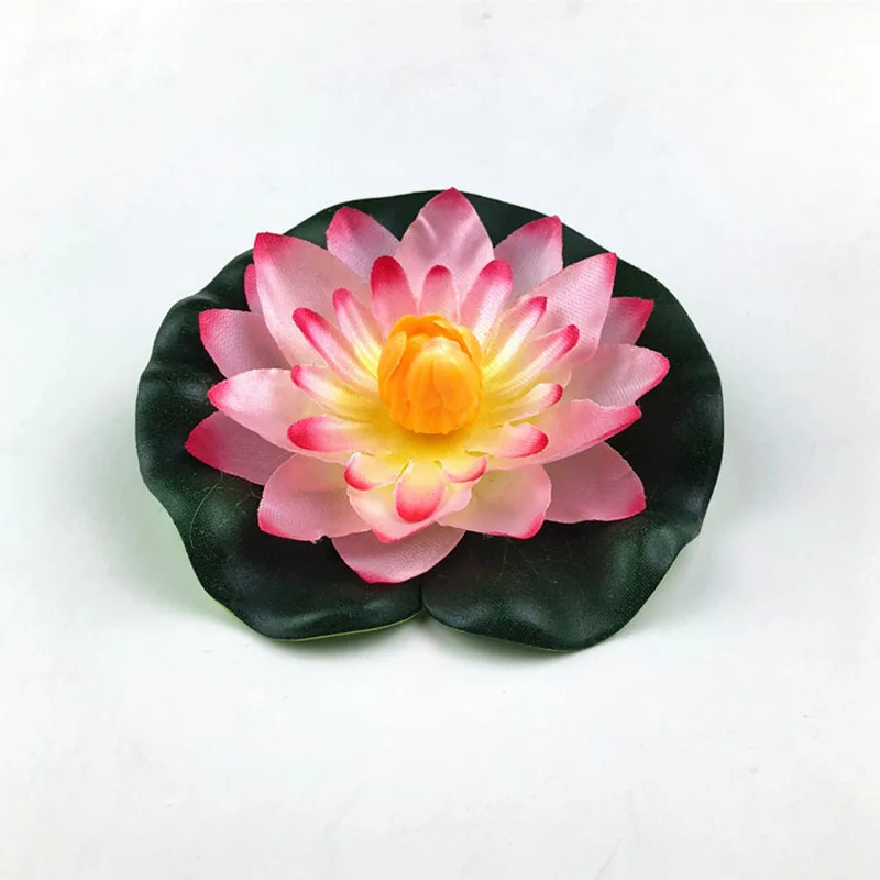 Искусственные цветы 10 см плавающий цветок лотоса домашние вечерние свадебные