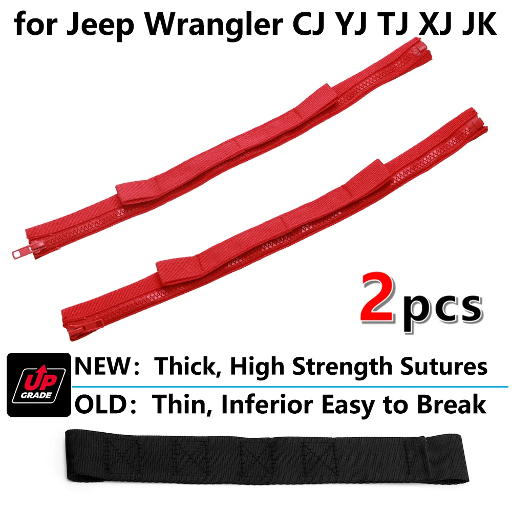1 пара красный высокопрочный для Jeep Wrangler CJ YJ TJ XJ JK Регулировка ограничителя двери ремень контрольный ремень двери