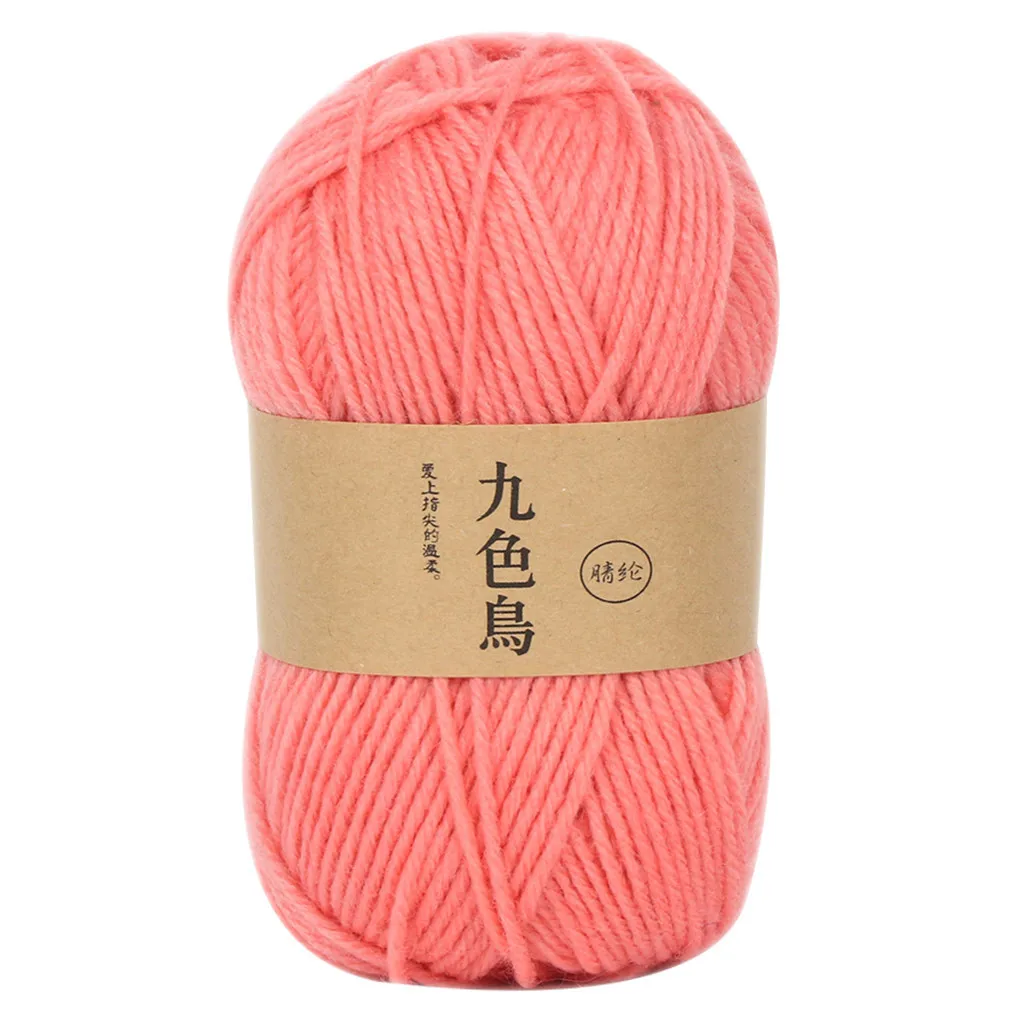 Высокое качество Акриловые линии вязания крючком Diy средней толщины подушки куклы крюк обувь линия шерсть поддержка Прямая поставка