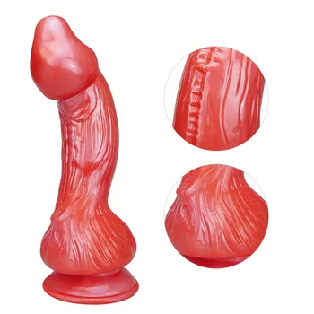 Silicone Dildo Realistic Huge Penis Sex Toy for Women Thick Glans Stiff Cock Female Dildos Animal Dragon Dick Toys for Adults 18 5