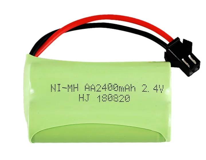 2,4 V 2400mAh AA перезаряжаемая батарея для радиоуправляемых игрушек электрический игрушечный инструмент освещение 2,4 v AA 2400 mah nimh батареи для радиоуправляемых игрушек