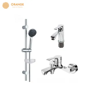 

Shower System ORANGE A1131100 Home Improvement Bathroom Fixture Faucets bath rain shower headset watering can system with mixer Agger
