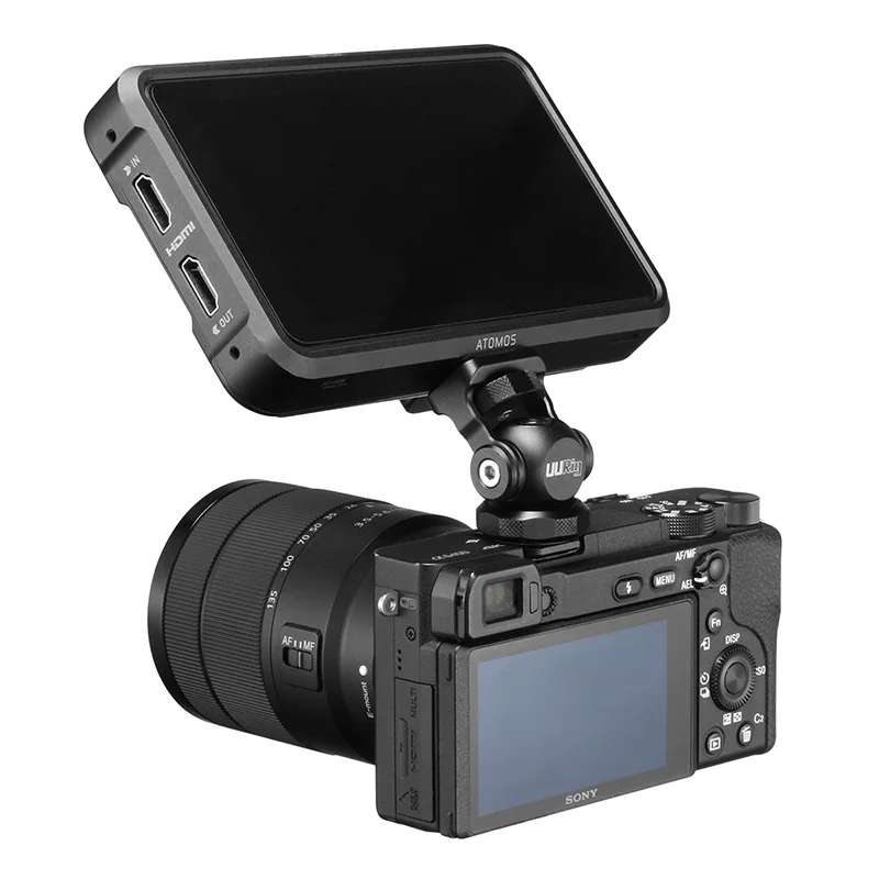 Универсальный адаптер для монитора UURig R015 держатель с винтом Arri 1/4 кронштейн