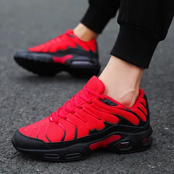 

New Men Casual Shoes YouthTrend Mesh Cushion Sneakers Sport Flat Heel Breathable Male Leisure Shoes Soft Insole Man's Sneakers