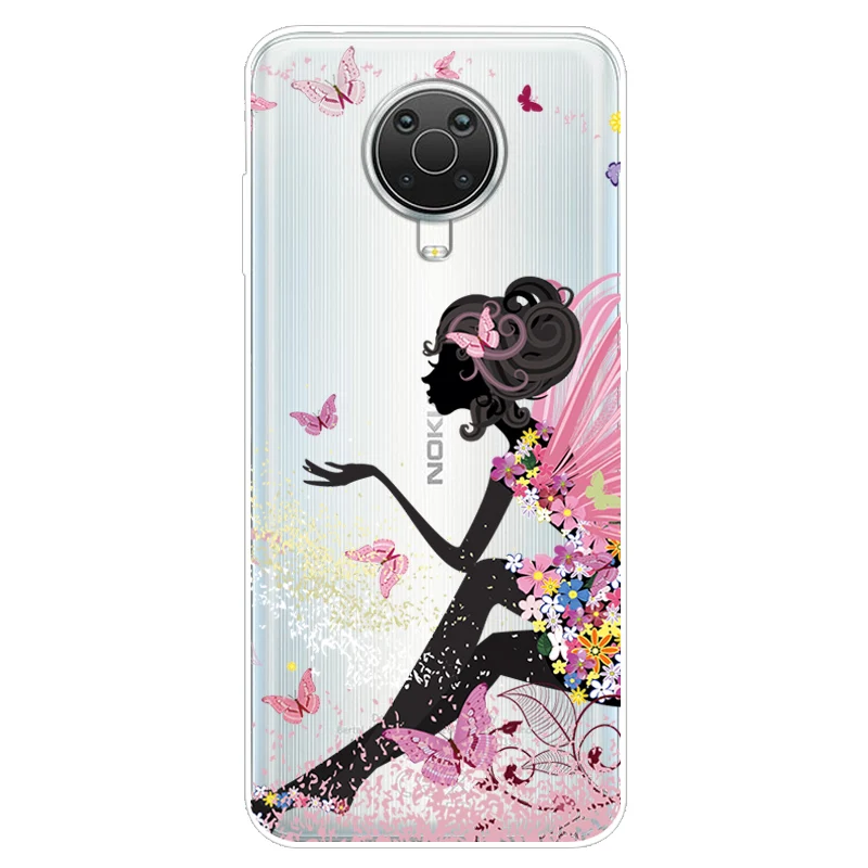 For Nokia G20 Case TPU Silicone Soft Cartoon Clear Cases for Nokia