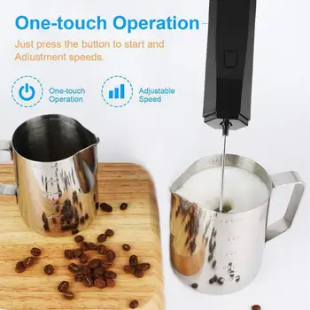 

Handheld Electric Milk Frother Stirrer Coffee Egg Beater Drink Foamer Whisk Mixer Portable Foamer And Drink Mixer Rechargeable
