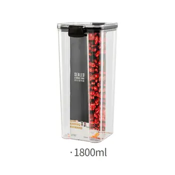 

460/700/1300/1800ml Plastic Food Storage Container Kitchen Refrigerator Noodle 425D
