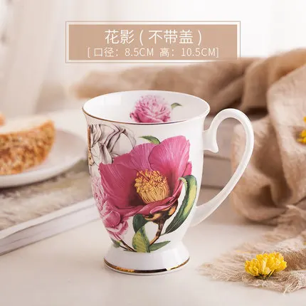 Чашка из костяного фарфора, кружка для офиса, питьевая вода, креативная личность, чашка для завтрака, молока, керамическая чашка для пары кофе - Цвет: Черный