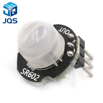 

SR602 MINI Motion Sensor Detector Module Pyroelectric Infrared PIR kit sensory switch Bracket for arduino Diy With lens