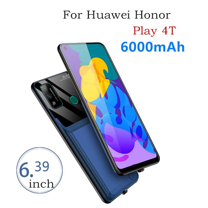6000 мАч Расширенный телефон Мощность чехол для Huawei Honor Play station 4T банк резервного