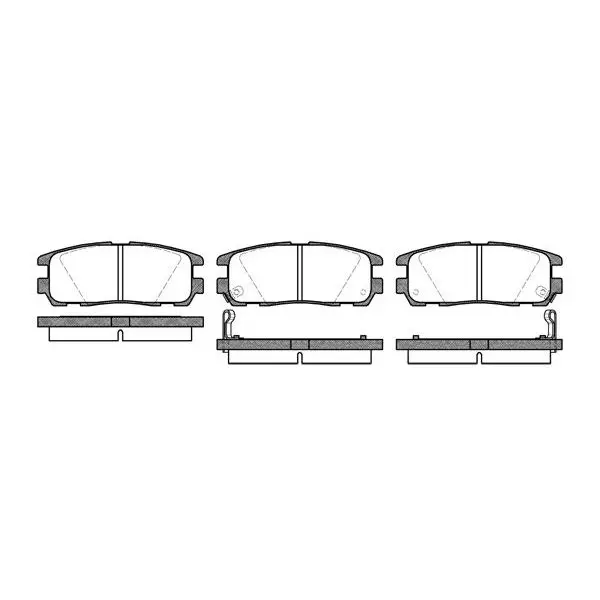 Колодки дисковые з.\ Opel Monterey/Frontera, Great Wall Hover al