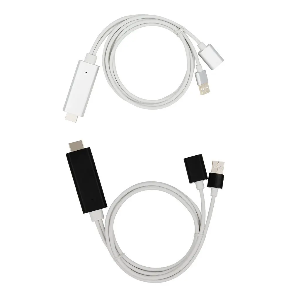 1080P Высокое разрешение видео аудио Преобразование HDMI кабель Plug And Play для iOS для Android зарядный кабель для HDTV мобильного телефона
