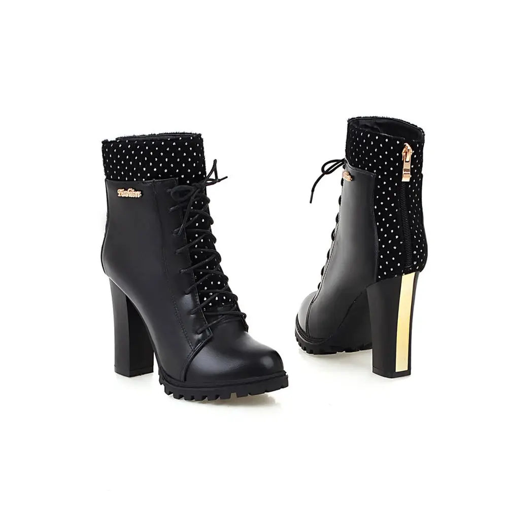 SARAIRIS/ботильоны высокого качества, большие размеры 43 Женская пикантная обувь на высоком каблуке и платформе для вечеринок женские ботинки