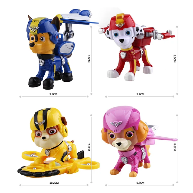 Genuine Paw Patrol Dog Puppy Patrol Car Patrulla Canina Action Figure Model Marshall Chase Ryder Vehicle Car Kids Boys Toy Gifts 6