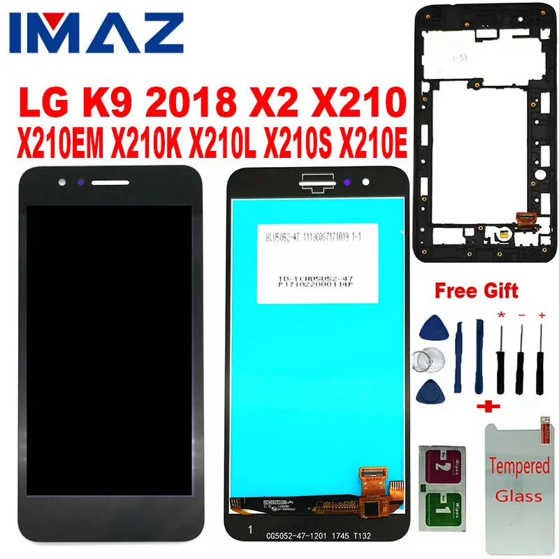 IMAZ 5 0 &quotдля LG K9 2018 X210EM X210K X210L X210S X210E ЖК дисплей для X2 X210 экран|Экраны мобильных