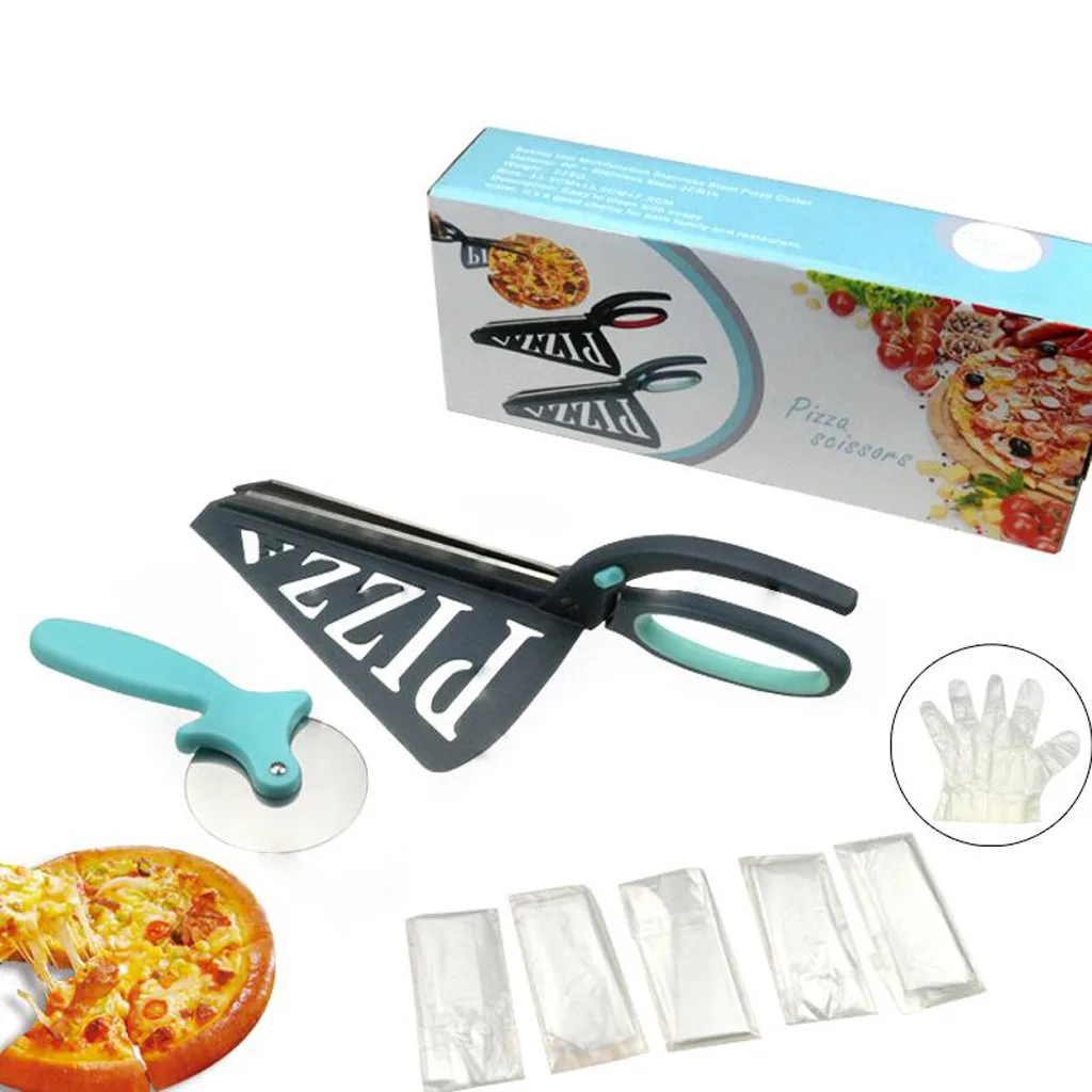 

Mutifunctional Pizza Scissors Knife Stainless Steel Pizza cutter Slicer Baking Toolsl Kitchen Accessories Pizza Cutting Tools