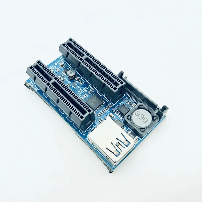 QINDIAN добавить на карту PCI Express Разъем PCI-E Riser PCIE X1 к X4 Riser PCI E Riser Card SATA мощность 30 см PCI E удлинитель