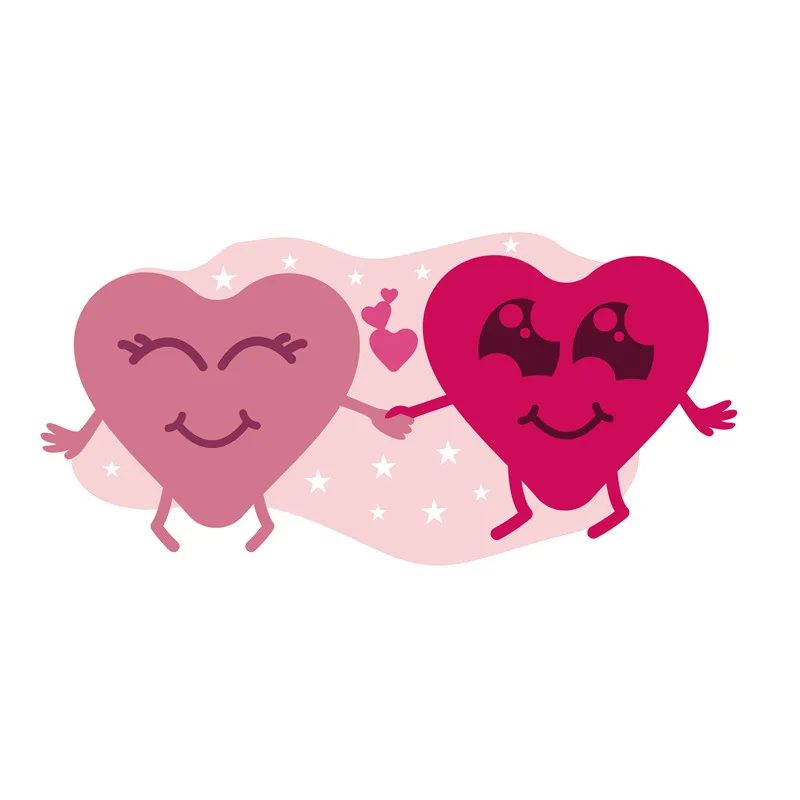 

YaMinSanNiO Heart Smile Face Frame Metal Cutting Dies Background Stencil for DIY Scrapbooking Paper Photo Cards Embossing Diecut