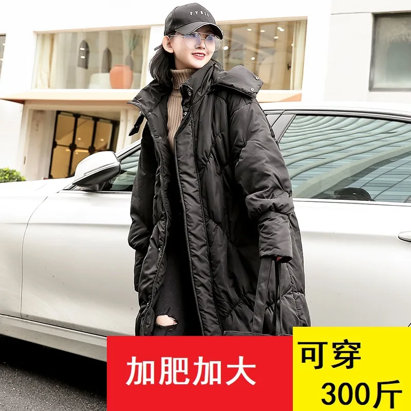 

Large Size WOMEN'S Cotton-padded Clothes 2019 New Style Plus-sized Cover Meat Slimming Pregnant Women 200 240 Fat Mm220 Cotton C