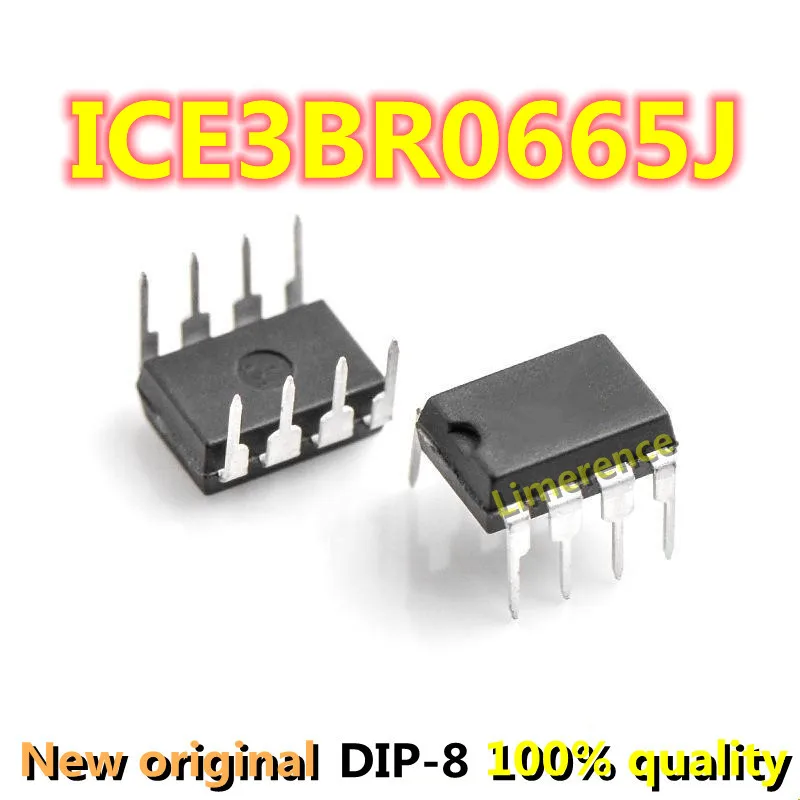 10 шт./лот ICE3BR0665J 3BR0665J 3BR0665 DIP8 в 8 футов ЖК-дисплей 100% хороший чип Поддержка повторно