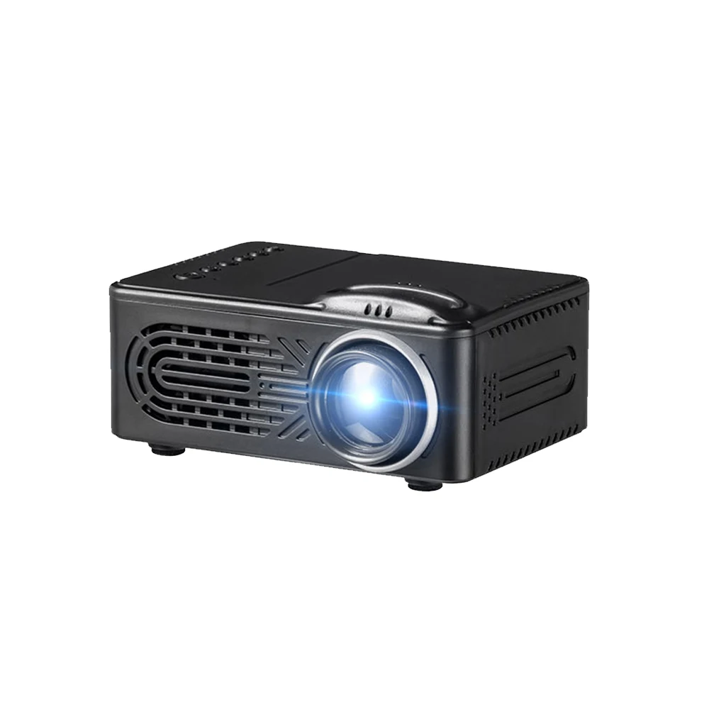 

RD-814 LCD Portable Mini Projector 25-80inch 320*240 Native Resolution LED Buit in Hi-Fi Speaker Battery Home Theater Projector