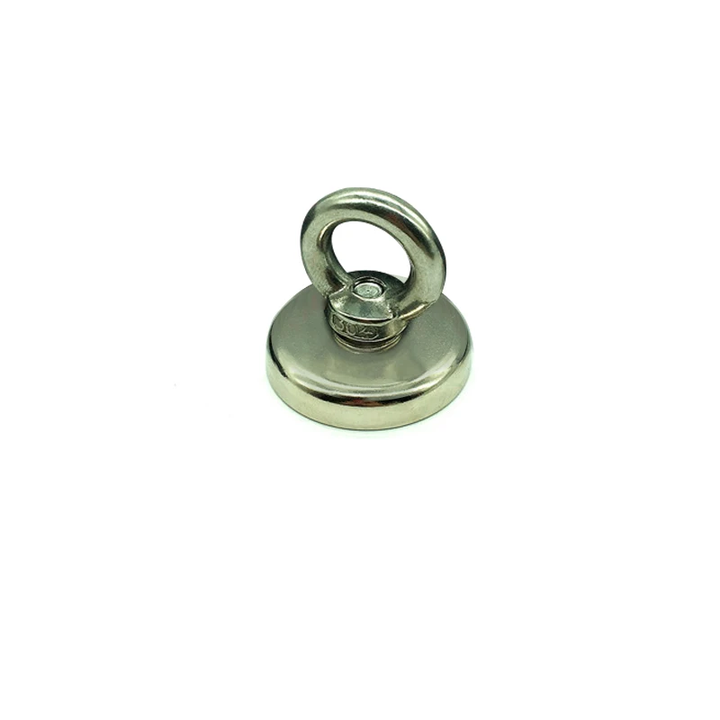 Search Magnet Strong Powerful Fishing Neodymium Magnets Hook D42mm Salvage Holder Pulling Mounting Pot with Ring | Обустройство дома