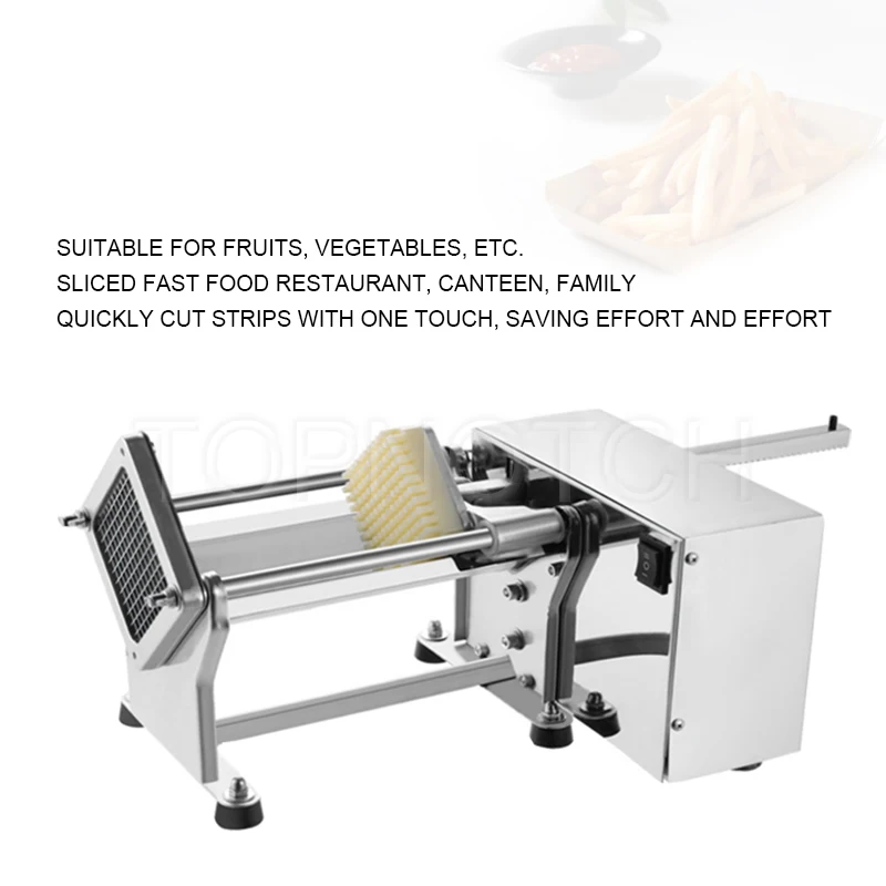 Electric Stainless Steel Automatic French Fries Cutting Machine French