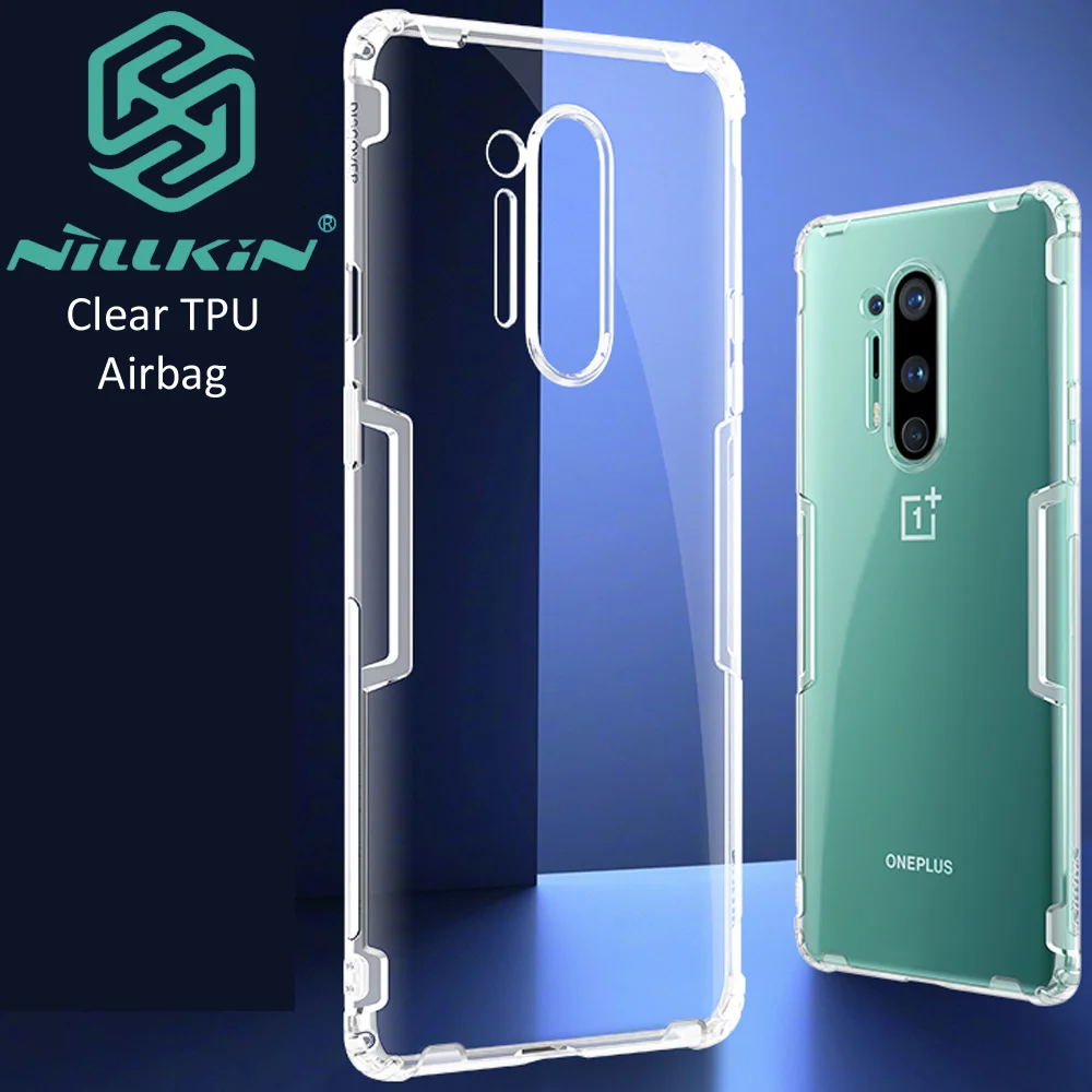 Nillkin Nature прозрачный чехол из ТПУ для Oneplus 8 Pro с подушкой безопасности | Мобильные