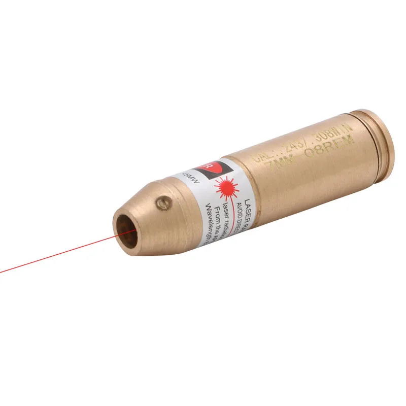 Лазерный Картридж Red Dot с отверстием Sighter 243/. 308WIN 7mm-08REM Boresighter sighting