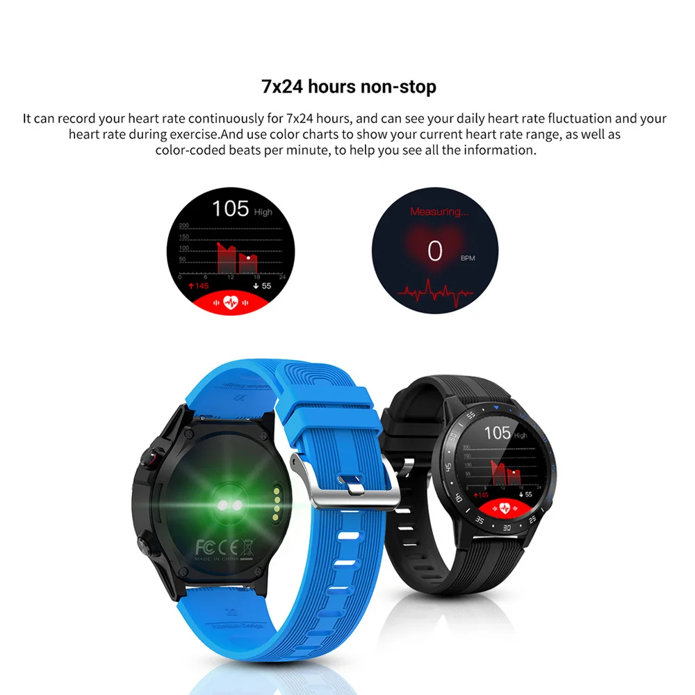 Nennbo M5S Smart GPS Watch Support SIM & Bluetooth Phone Call IP67 Waterproof Heart Rate Monitor Fitness Bracelet