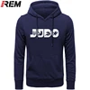 REM Judo Martial Arts Judo Gifts Judo For Men Graphic Crewneck Cotton Print Hoodies, Sweatshirts 1