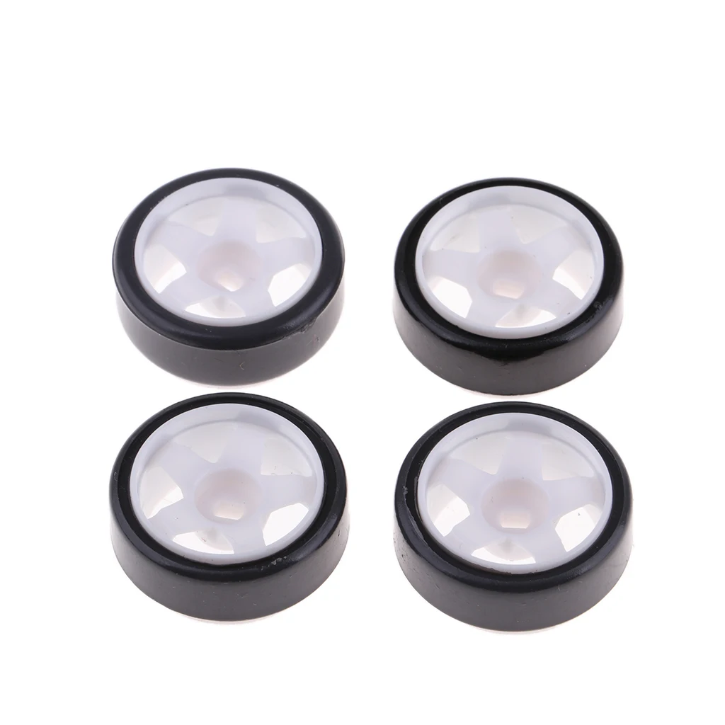 4pcs 1:28 Car Tyre Simulation Tire Toys Gifts RC Spare Parts for Children