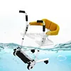Nursing elderly manual adjustment multi-function toilet chair bath chair transfer wheelchair 2