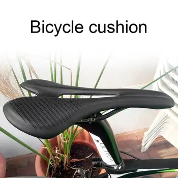 

Super Light Reflective Shock Absorbing Hollow Bicycle Saddle MTB Mountain Road Carbon Fiber Bike Saddle Soft Seat Pad Cushion