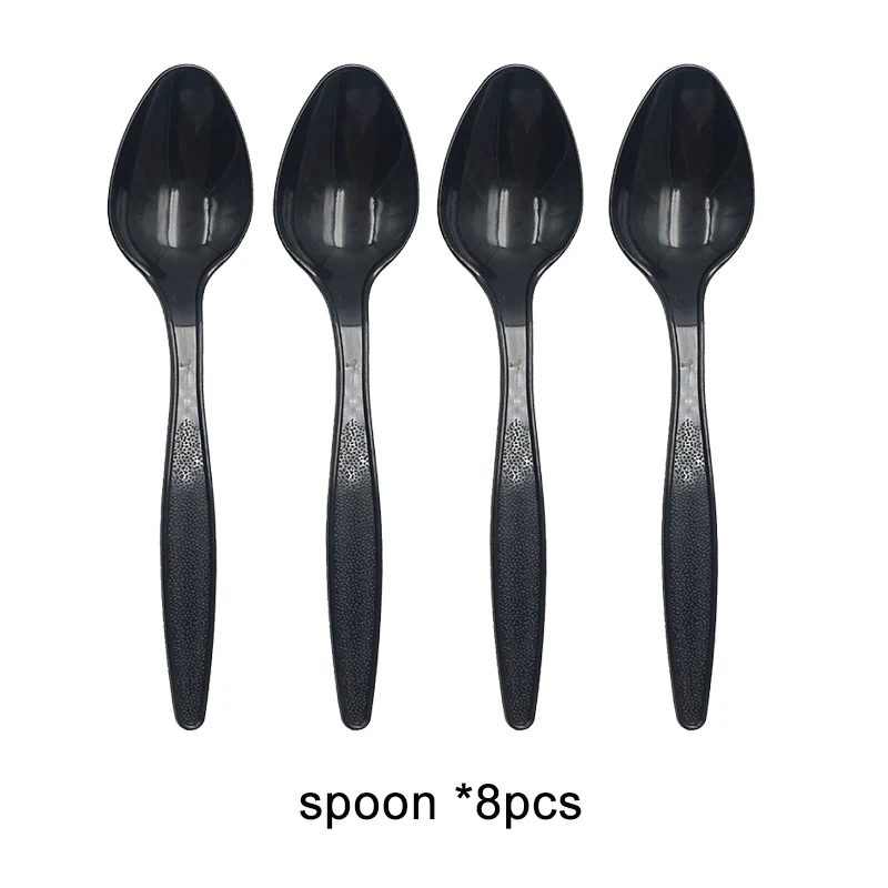 spoon x8pcs Для 8 человек казино вечерние украшения игральных карт тема вечерние День рождения поставки взрослая курица вечерние бакалавра вечерние украшения - Цвет: spoon x8pcs
