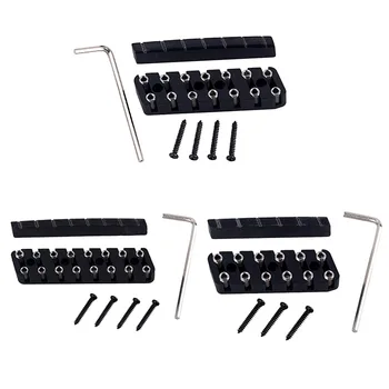 

6/7/8 String Tremolo Lock System Headless Guitar Bridge Locking Nut Accessories Lightweight Portable Music Elements