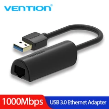 Vention USB Ethernet адаптер USB 3,0 к RJ45 сетевая карта высокоскоростной 10 м/100 м/1000 м Lan адаптер для Windows Mac Ethernet USB адаптер