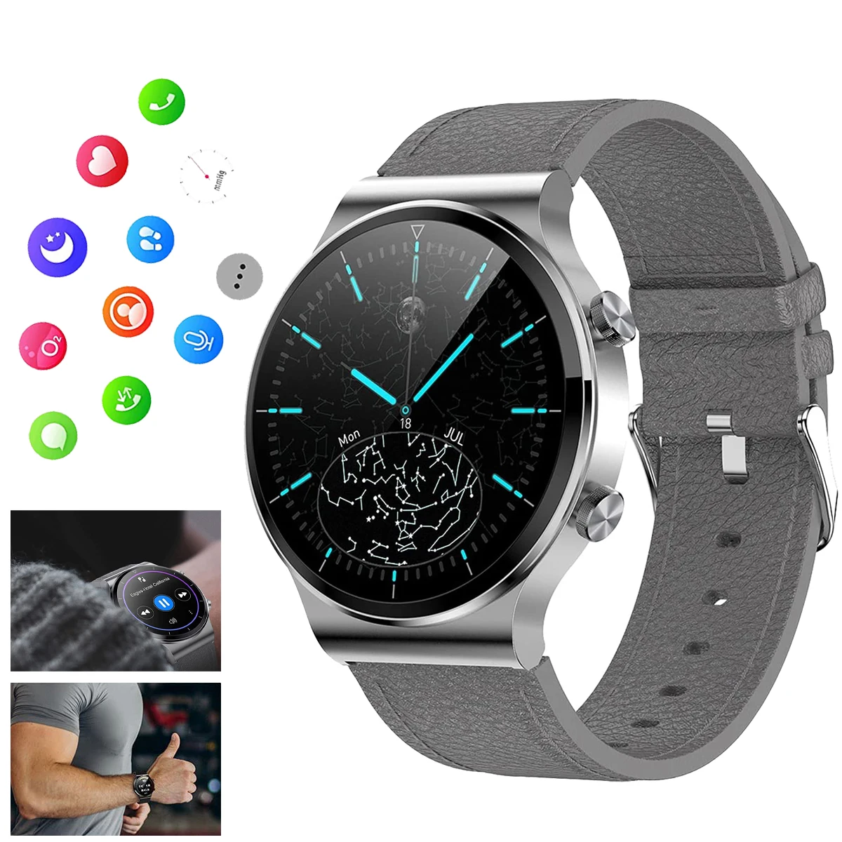 Смарт-часы с поддержкой Bluetooth 4G TWS | Наручные часы