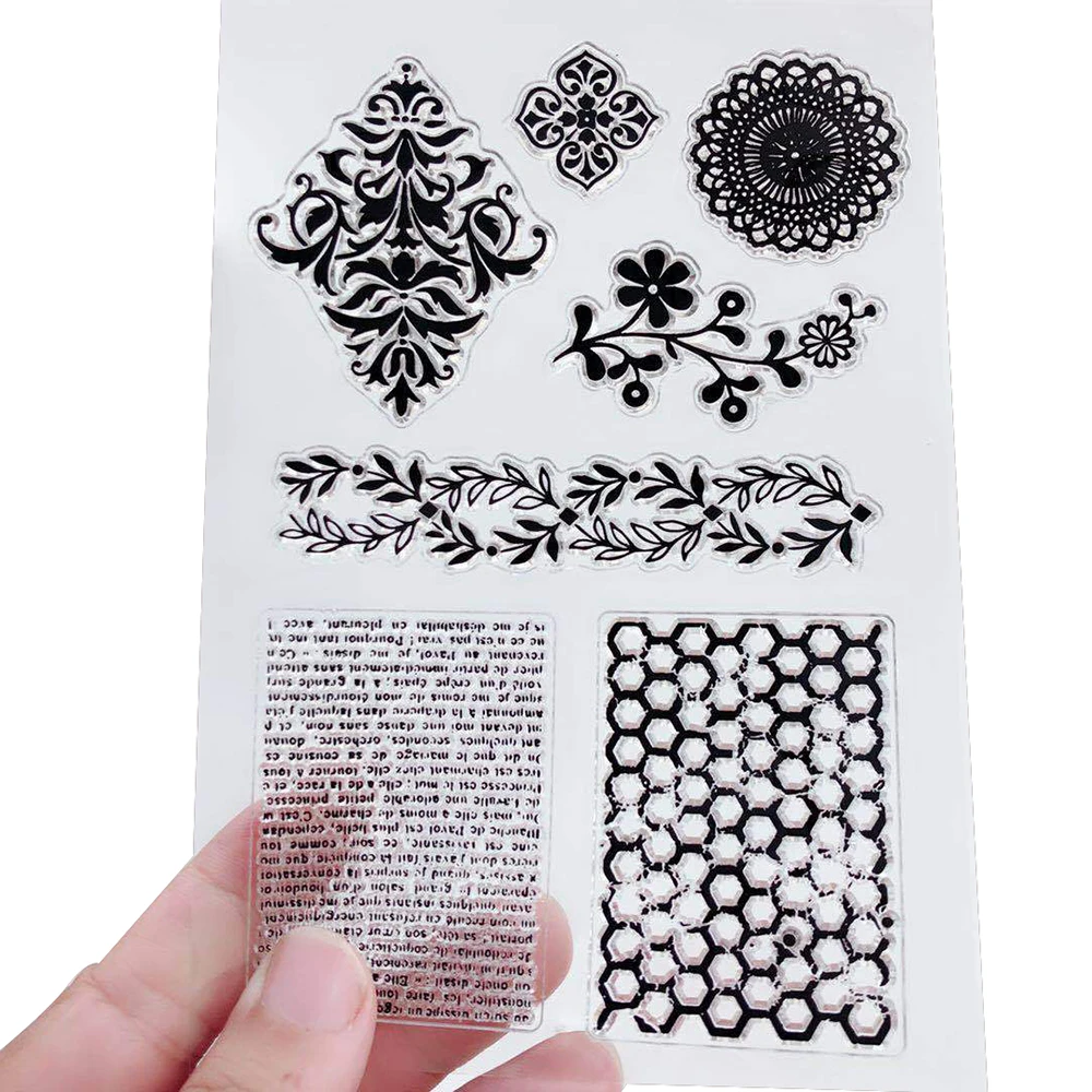 Lychee жизнь кружево своими руками штамп прозрачный Силиконовая печать лист штампов для Скрапбукинг фото альбом украшения