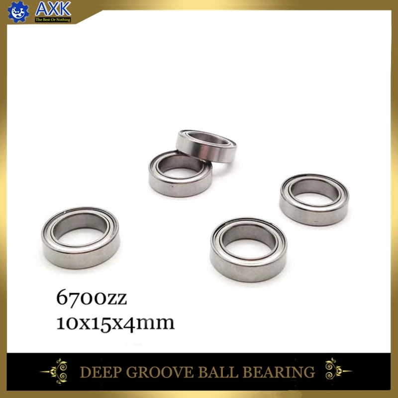 6700ZZ Bearing 10x15x4 mm ( 50 PCS ) ABEC-1 Slim Thin Wall 6700 ZZ Ball Bearings 6700-2Z 6700Z | Обустройство дома