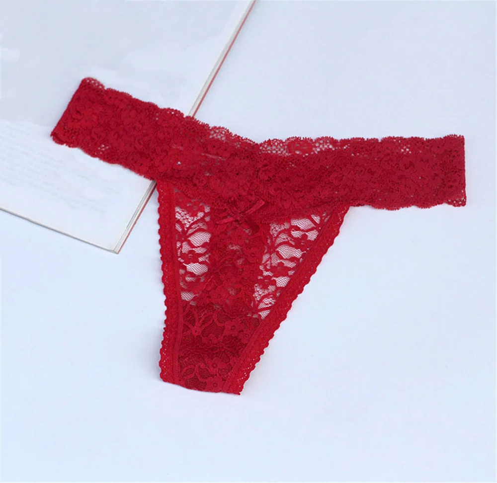 New Personalized Sexy Lace Thong Custom Name Underwear for Women