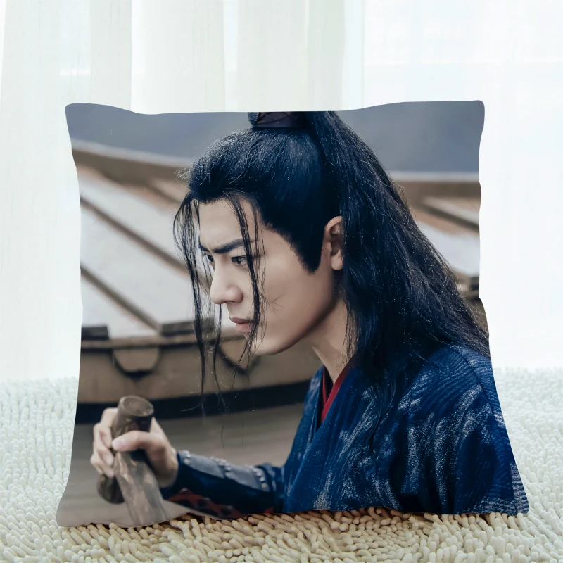 10 ChenQingLing The Untamed Wang Yibo XiaoZhan Fanart наволочка диванная подушка чехол для дома/кровати/дивана/автомобиля Decore косплей подарок - Цвет: 10