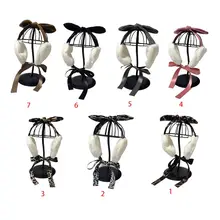 Женские зимние пушистые плюшевые наушники с длинной лентой милый Леопардовый бант с кроличьими ушками наружная Защитная повязка на голову