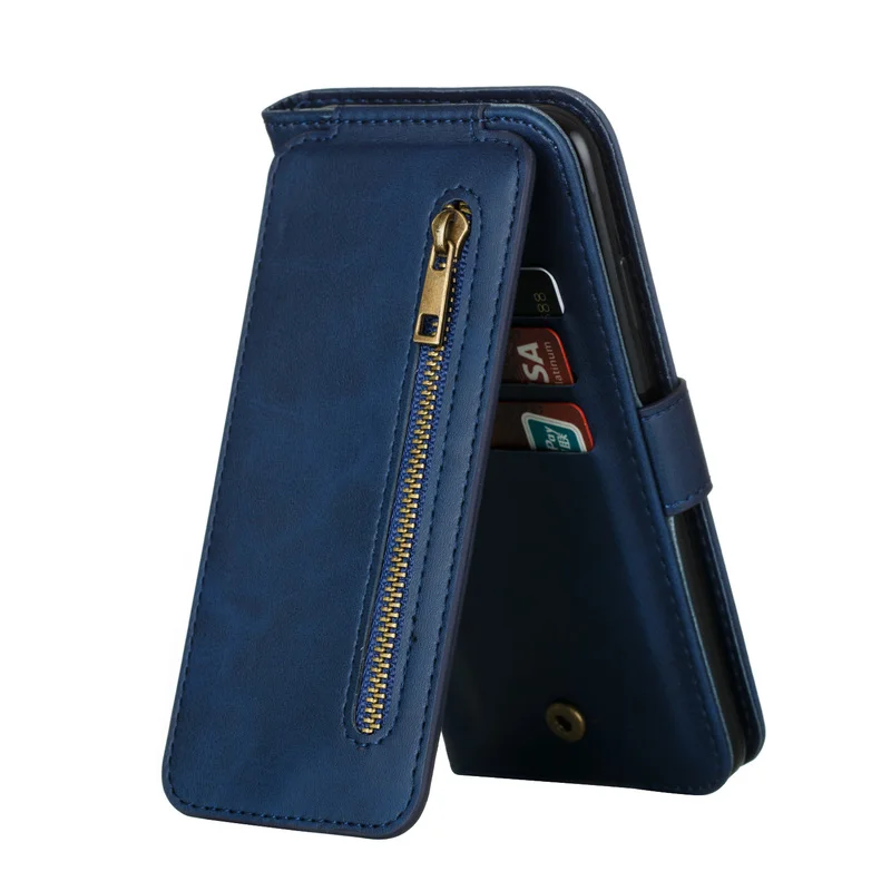 Чехлы на застежке-молнии для телефонов Xiaomi mi 9T CC9E A3, Роскошный кошелек, чехол-книжка для Red mi 7A 8A K20 Pro Note 7 8 Pro с карманом для карт