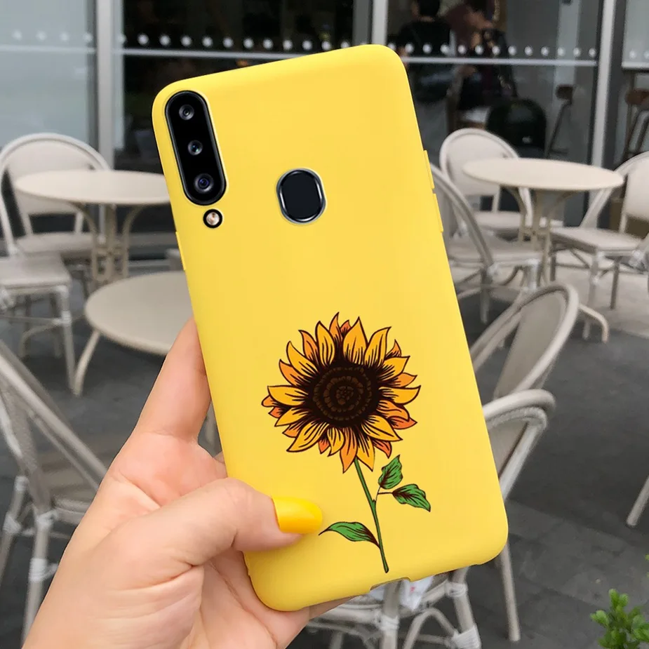 Daisy Sunflower Cover For Samsung Galaxy A20s Case A20 A10s A20e A10 Soft Slim Funda For Samsung A10 A 20 s 20e A20s Phone Cases flip cover with pen