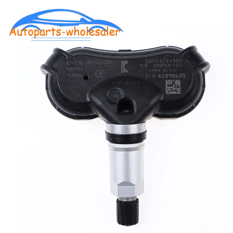 Автомобильный датчик TPMS 52933-3X305 529333X305 для 2011-2017 Kia Rio [UB] Cerato [YD] Forte давления в шинах